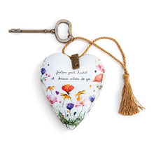 Load image into Gallery viewer, Wildflowers Art Heart