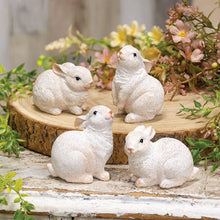 Load image into Gallery viewer, White Resin Bunny, 4 Asstd.