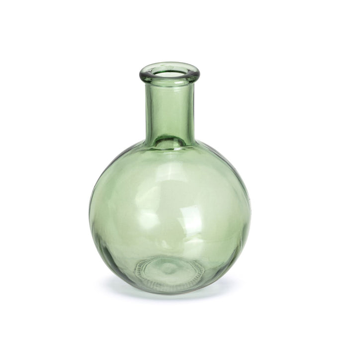 Green Glass Small Vase