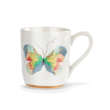 Load image into Gallery viewer, Butterfly Mug w/ gold trim