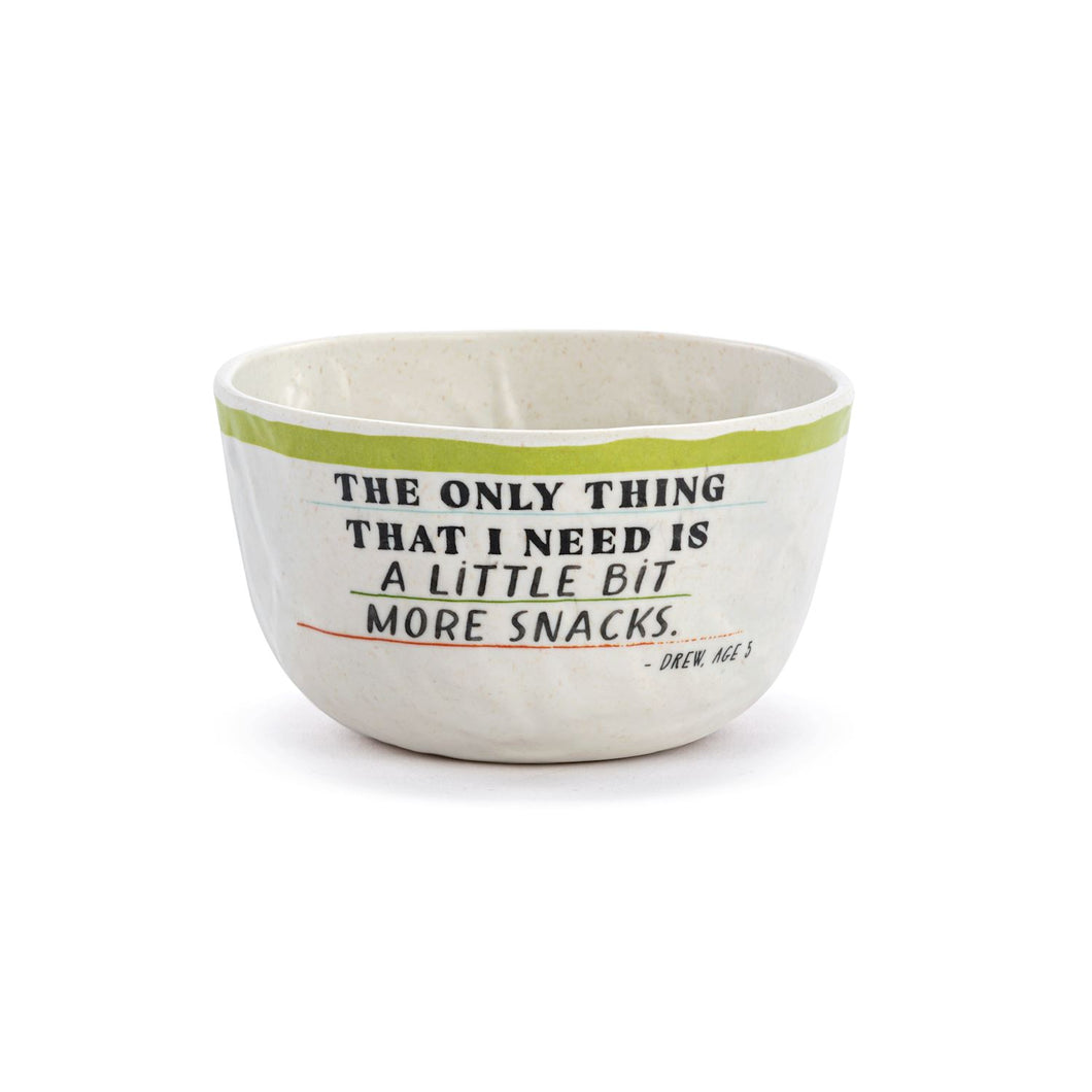 Live From Snack Time Bowl