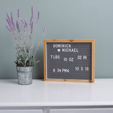 Load image into Gallery viewer, Natural Gray Letter Board