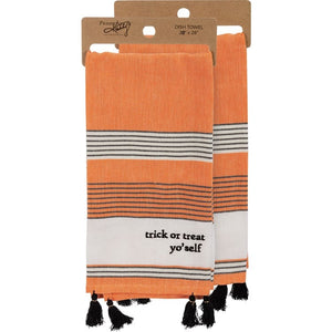 Trick or Treat Yo'Self Kitchen Towel