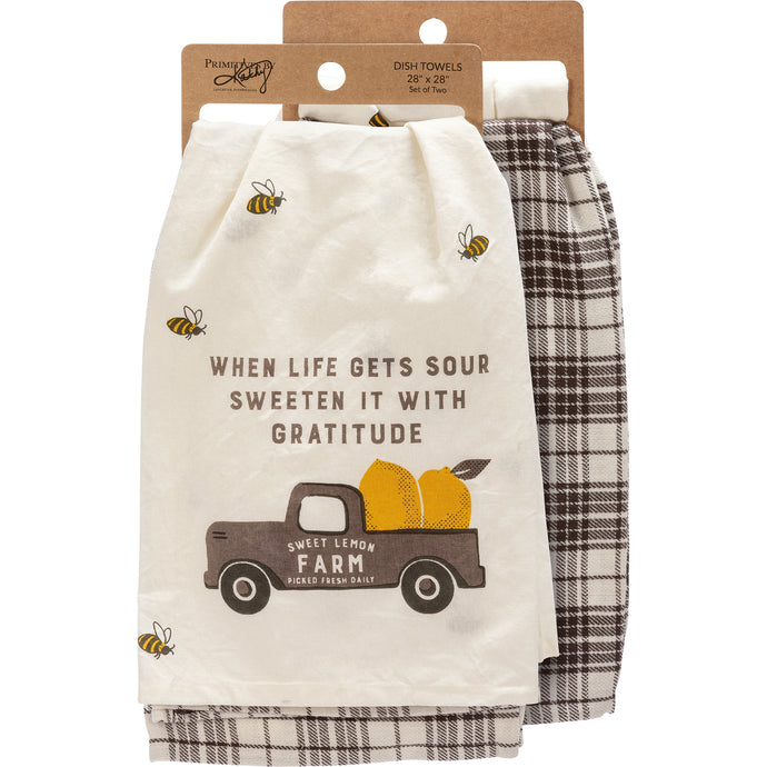 When Life Gets Sour Kitchen Towel Set