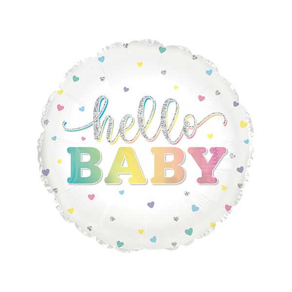 Hello Baby Pastel Balloon