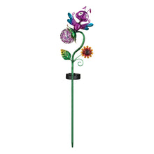 Load image into Gallery viewer, Crystal Bug Solar Stake