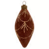 Felt Deco Teardrop Glass Ornament