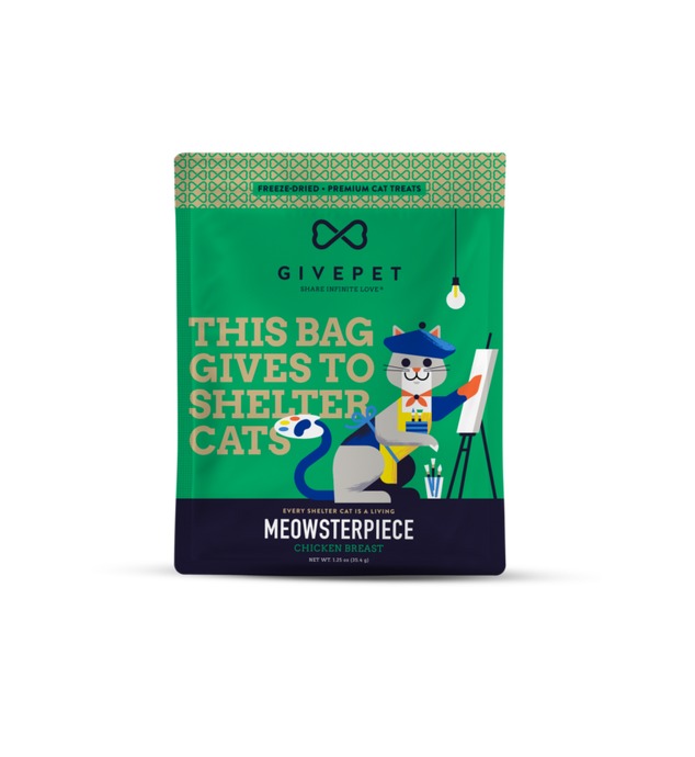 GivePet Dog Treats - Meowsterpiece Freeze-Dried Cat Treats