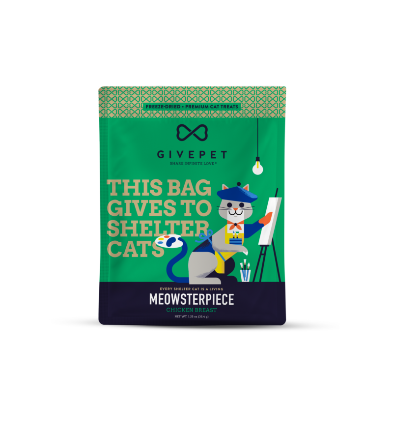 GivePet Dog Treats - Meowsterpiece Freeze-Dried Cat Treats