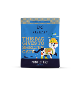 GivePet Dog Treats - Purrfect Cast Freeze-Dried Cat Treats