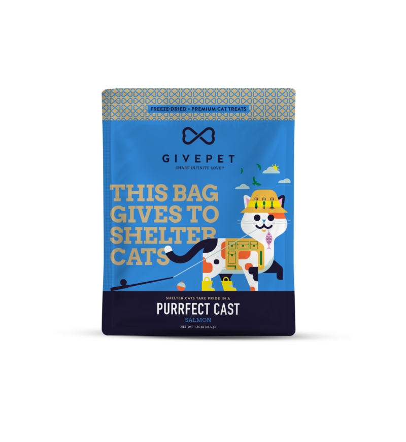 GivePet Dog Treats - Purrfect Cast Freeze-Dried Cat Treats