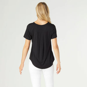 Erin Pleat-Back Tee