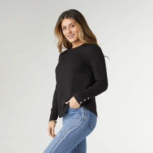 Alexis Super Soft Top w Snap Cuff
