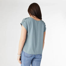 Load image into Gallery viewer, Selah Top W Shoulder Crochet