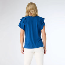 Load image into Gallery viewer, Mandy Cap Sleeve Ruffle Tee