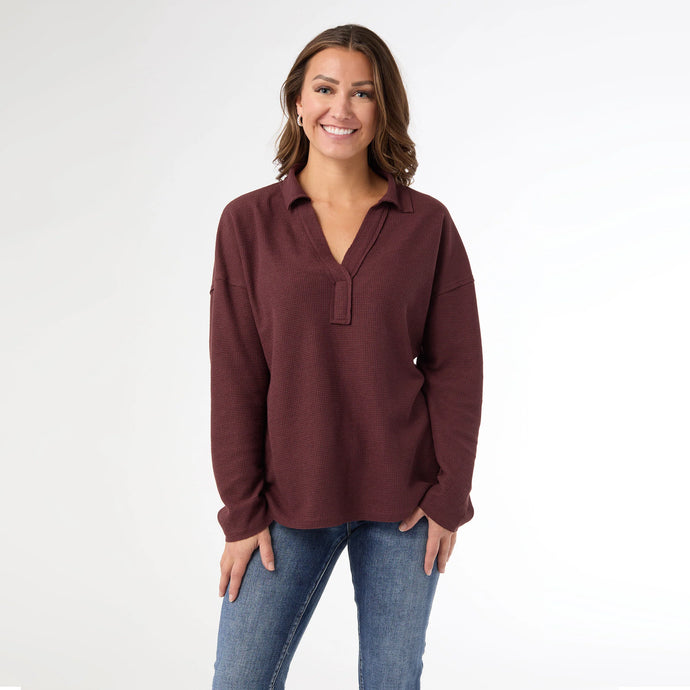 Michela Long Sleeve V-Neck