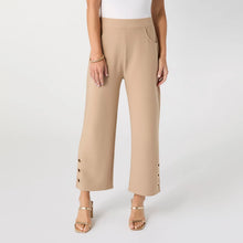 Load image into Gallery viewer, Georgie Wide Leg Crop w Grommet
