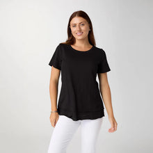 Load image into Gallery viewer, Milla Short Sleeve Tier Bottom Top
