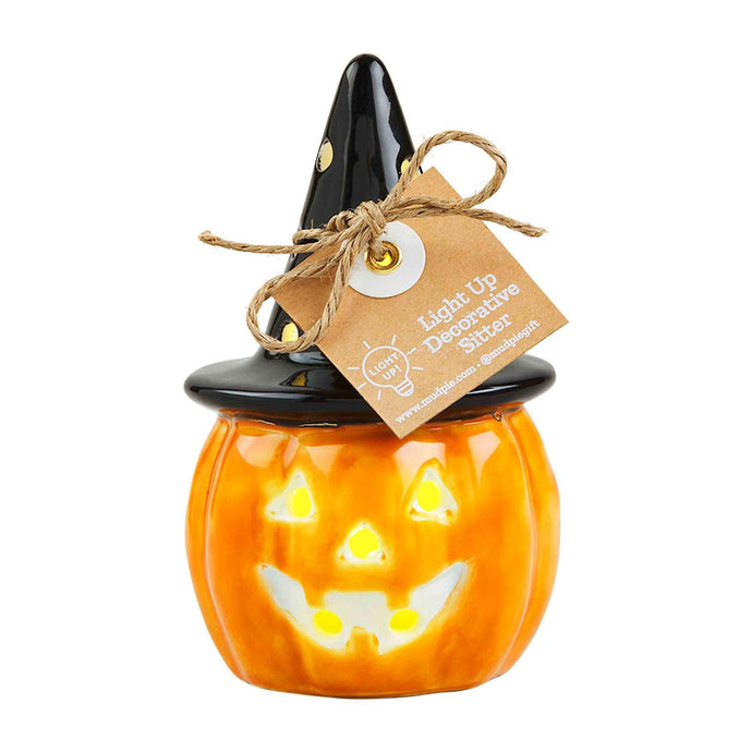 Jack-O-Lantern Light-Up Sitter