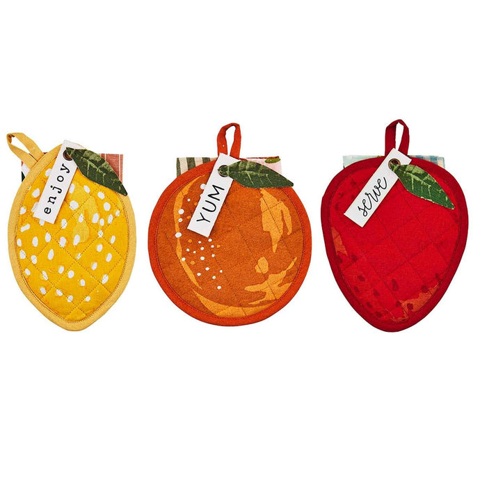 Fruit Pot Holder & Towel Set