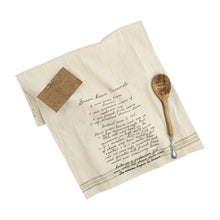 Load image into Gallery viewer, Thanksgiving Recipe Spoon &amp; Towel Set