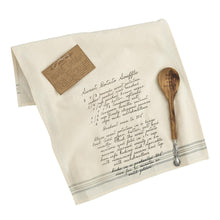 Load image into Gallery viewer, Thanksgiving Recipe Spoon &amp; Towel Set