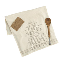 Load image into Gallery viewer, Thanksgiving Recipe Spoon &amp; Towel Set