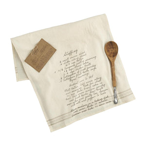 Thanksgiving Recipe Spoon & Towel Set