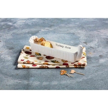 Load image into Gallery viewer, Turkey Cracker Dish &amp; Towel Set