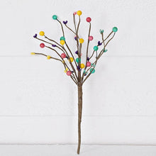 Load image into Gallery viewer, 12in Country Candyshop Artificial Flower Pick