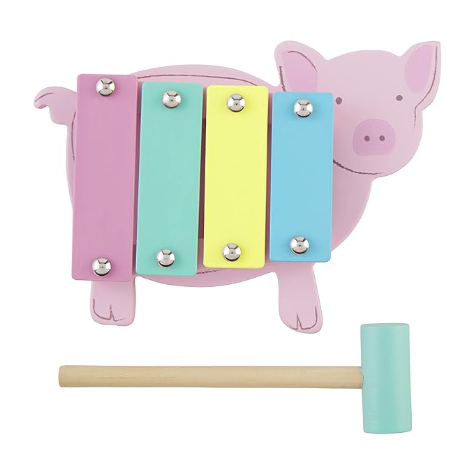 Pig Wood Farm Xylophone Toy