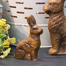 Load image into Gallery viewer, Resin Chocolate Bunny Figurine, 5 inch