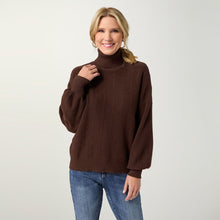 Load image into Gallery viewer, S/M - Heavenly-Luxe Textured Knit Turtleneck...