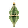 Retro Drop Green Glass Ornament