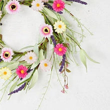 Load image into Gallery viewer, 16in Wreath-Spring Mix Daisy