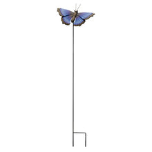 Load image into Gallery viewer, Butterfly Stake 36" - Blue Morpho