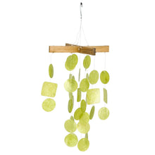 Load image into Gallery viewer, Mini Lime Green Capiz Chime