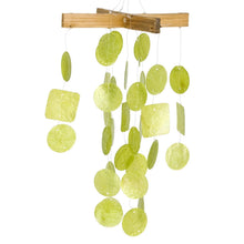 Load image into Gallery viewer, Mini Lime Green Capiz Chime