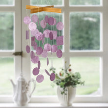 Load image into Gallery viewer, Mini Raspberry Capiz Chime