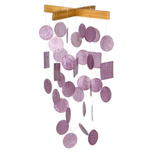 Load image into Gallery viewer, Mini Raspberry Capiz Chime