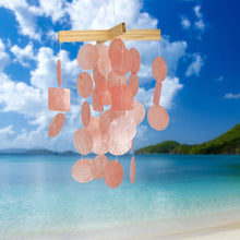 Load image into Gallery viewer, Mini Coral Capiz Chime