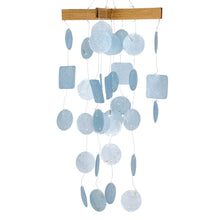 Load image into Gallery viewer, Mini Light Blue Capiz Chime