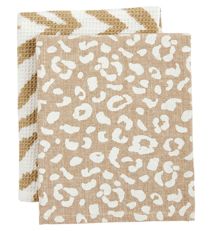 Leopard Zebra Towel Set