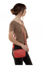 Load image into Gallery viewer, Coral Layne Double Zip Mini Camera Crossbody