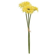 Load image into Gallery viewer, Triple Gerbera Daisy Bouquet, Light Yellow