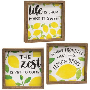 Lemon Framed Box