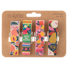 Load image into Gallery viewer, Shaped Chip Clip Set of 4