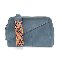 Load image into Gallery viewer, Bluebird Skies Gigi Crossbody with Woven Wrist Strap