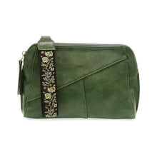 Load image into Gallery viewer, Dark Pine Gigi Crossbody with Woven Wrist Strap