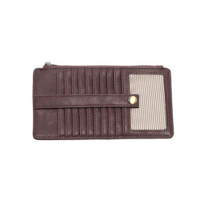 Dark Plum Kara Mini Wallet